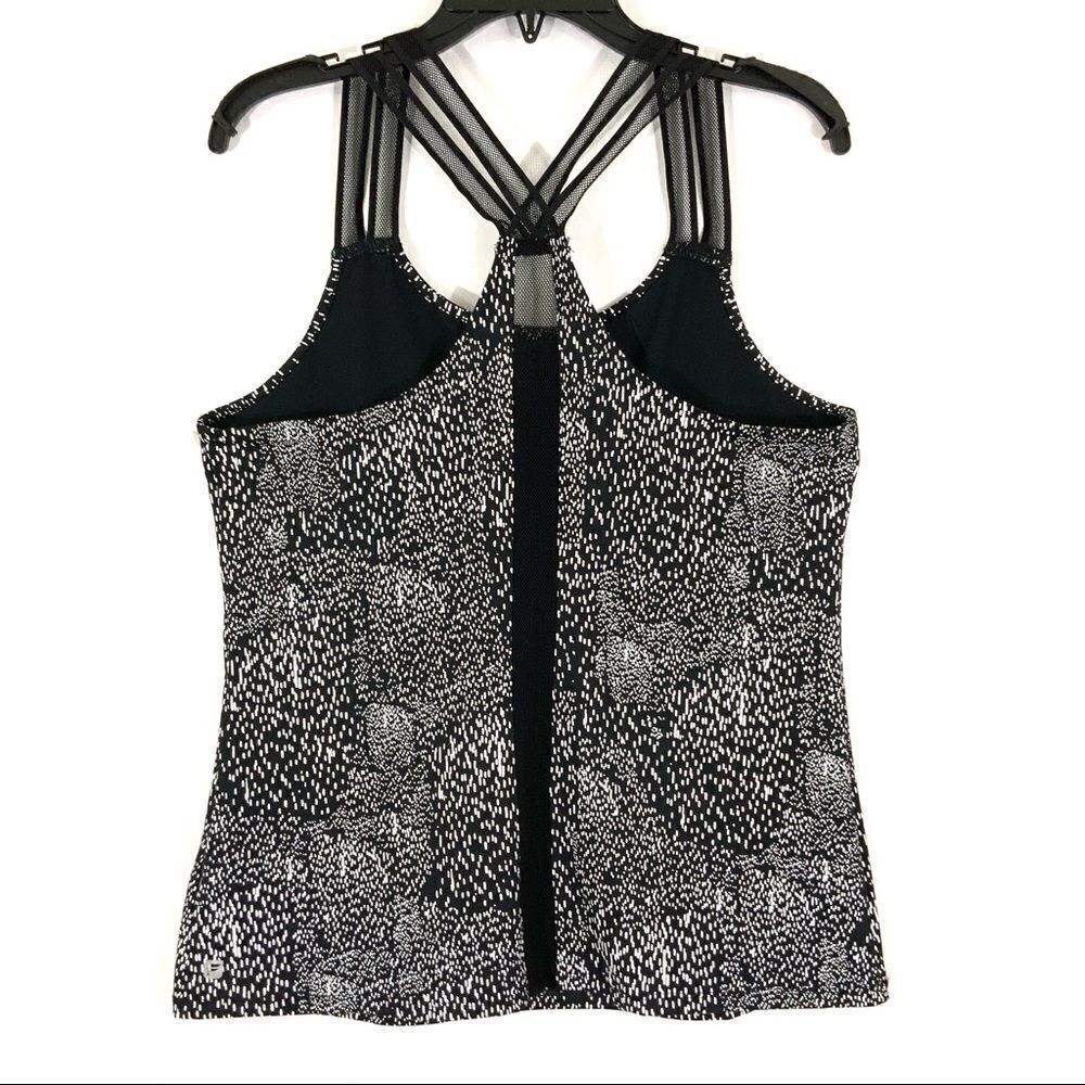 Fabletics strappy b/w tank size L - Picture 3 of 5